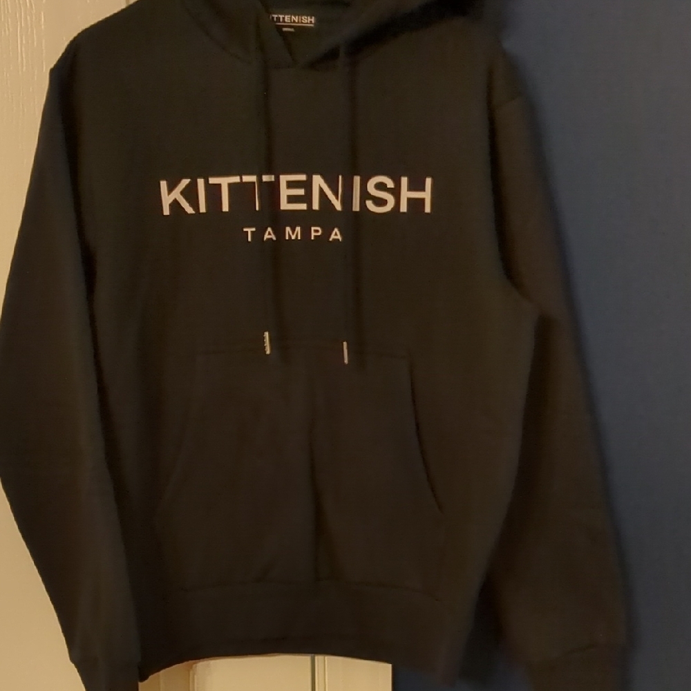 Kittenish Black Hoodie with Tampa Logo